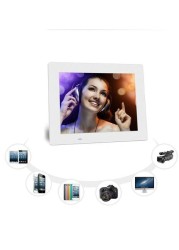 Dragon Mall 7 Inch Digital Photo Frame Photo/Music/Video Player, Auto On/Off Timer, Support USB and SD Card Players, Remote Control