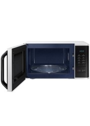 Samsung Solo Microwave Oven 23 Liter, White/Black - MS23K3513AW