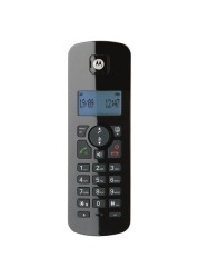 Motorola C4201 Corded Telephone with Cordless Handset Black