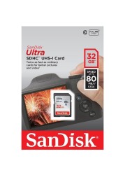 SanDisk Ultra SDHC UHS-I Memory Card 32GB 80MB/s (Class 10)