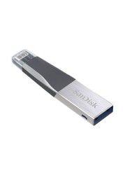 SanDisk USB 3.0 iXp and Mini Flash Drive for iPhone 6SE iPad 128GB Multicolour