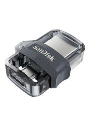 SanDisk Dual USB Flash Drive M3.0 32 GB, Black