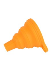 Generic 3D Printer Parts 3D Printer Parts Resin Molding Silicone Funnel Mini Foldable Back-Orange