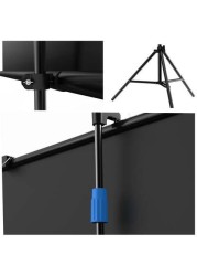 CRONY 120 Inches Tripod Projector Screen with Stand, Portable Foldable Projection Movie Screen Fabric