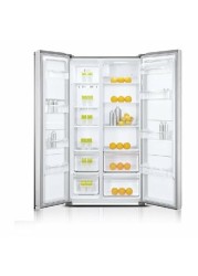 Super General Electric Double Sided Refrigerator, 500 Liters, (SGR710SBS), Silver