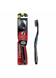 COLGATE TOOTHBRUSH 360 CHARCOAL MED