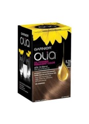 Garnier Olia No Ammonia Permanent Hair Dye 5.35 Chocolate Brown 100m x 2