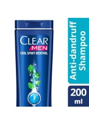 Clear Cool Sport Menthol Anti-Dandruff Shampoo For Men 200 ml