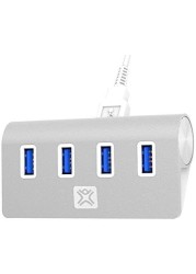 XtremeMac - Hub 4 Usb-A 3 Ports