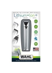 Wahl 9818-127 Lithium-Ion Stainless Steel All-in-One Trimmer (Silver/Black)