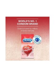 Durex Sensual Strawberry Dot 12 Pieces