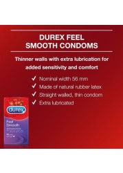 Durex Feel Smooth Condom, 12 Pieces