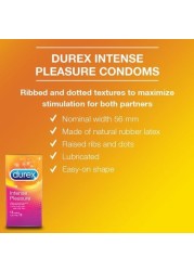 DUREX CONDOMS PLEASUREMAX 12'S