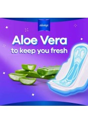 Always Clean & Dry Large Thick Sanitary Pads With Wings 30 Pads