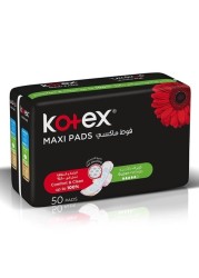 Kotex Maxi Sanitary Pads Large With Wings 50 Pieces