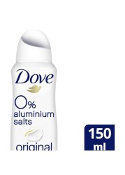 Dove 0% original deodorant for women 150ml