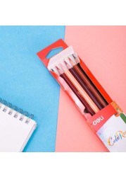 Deli Double Tip Coloring Pencils Set - 6 Pieces