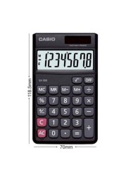 Casio Basic 8-Digit Calculator (SX-300), Black