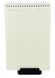 Languo B5 Stationery Writing Notebook with Spiral Coil Binding Design.(White)