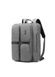 Coolbell Nylon Waterproof Convertible Messenger Bag - Gray, 17.3 Inch