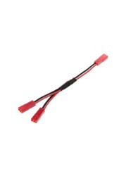 Generic-2pcs JST Female Connector Y Cable for 1/10 Traxxas TRX-4 RC Crawler Automotive ESC Battery