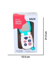 Educational Toy for Kids with Musical Mobile Phone for 12+ Months - White