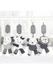 Hanging Plush Stuffed Soft Baby Rattle Toys