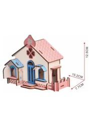 Life Full Supplies- DIY 3D Wooden Puzzle Chocolate House