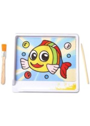 Samdon Handmade 12pcs/lot Kids Sand Painting Set (Random Card)