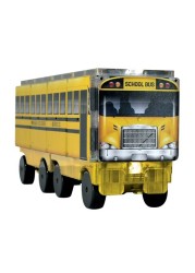 Magna Tiles School Bus 123