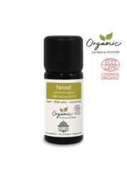 Aroma Tierra - Organic Fennel Essential Oil - 100% Pure, Natural, Ecocert Certified Organic - 10ml