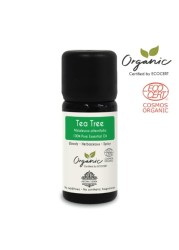 Aroma Tierra (Australia) Organic Tea Tree Oil - Aroma Tierra - 100% Pure, Natural, Ecocert Certified Organic - 10ml