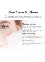 Alissa 1pc-Disposable Face Towel Tissue Roll Reusable Soft Facial Cotton Tissue (40pcs Sheets/Roll)