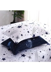 Deals for Less Bedding Set of 4 Pieces, Single Size - Galaxy Design