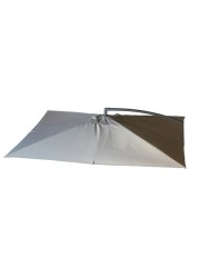 Cantilever Square Shape Garden Umbrella, Size 2.45meter