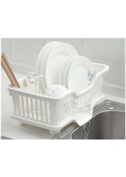 Alyssa dish drying rack for kitchen, dish rack (45 * 32.3 * 19.3 cm)