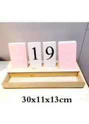 Creative simple modern style desk calendar from lingui