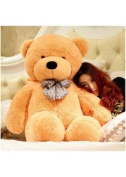 Aiwanto 200cm Large Teddy Bear Light Brown Teddy Bear Teddy Doll Gift for Wife Kids Girlfriend Teddy Bear Decoration for Home