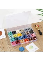 Aiwanto Wax Bead Envelope Seal 24 Colors Wax Sealing Stamp for Envelope Sealing Wax Office School Accessories