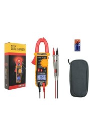 ECVV 600A True RMS Digital Clamp Meter Multimeter Auto Range with Frequency Capacitance NCV Test Megohmmeter Data Hold