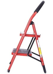 2Step Ladder with Rubber Handgrip and NonSlip Treads, 330lbs Capacity Ladder