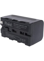 DMK Power 2Pcs Np-F750 Battery 4800mAh For LED Video Light And Monitor Only (Not For Cameras)