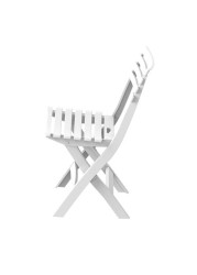 Cosmoplast Plastic Folding Chair White