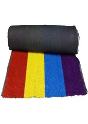 Yatai 20mm Rainbow Artificial Grass Mat - 2 x 15m