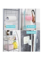 AMERTER Racks Organizer for Washing Machine, Kitchen Racks or Bathroom Storage with Organizer Stand