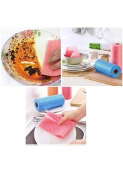 ALISSA Set of 2 Pcs Multi Purpose Cleaning Cloth Rolls (Random Color)