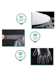 Karivas Polyethylene Disposable Gloves, 100 Pieces