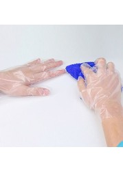 DEEDEL Disposable Gloves - 200 Pieces/100 Pairs Vegetable and Fruit Cleaning Gloves