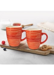 Raj Stoneware Cup 12oz - Orange