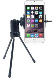 Coopic Tr-08 Max Height 135mm Mini Metal Tripod With M2 Ball Head And Mobile Holder For DSLR Cameras And Video Cameras